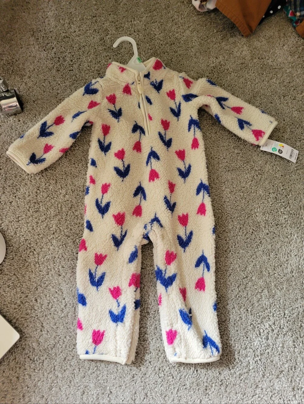 NWT Carter's Fleece Bunting 18mo